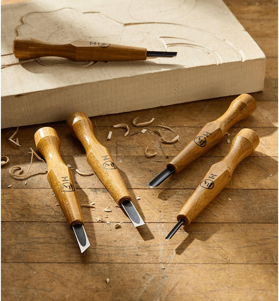 Set of 5 Japanese Detail Carving Tools