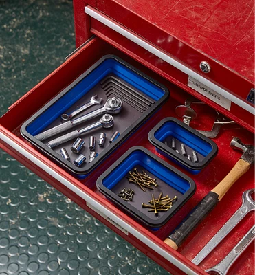 Collapsible Magnetic Trays