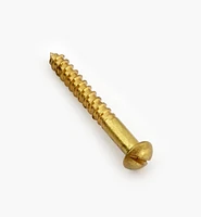 Round-Head Brass Screws