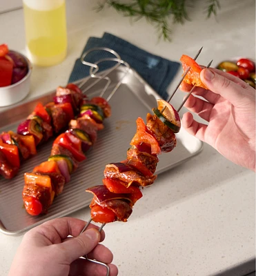 Brochettes doubles