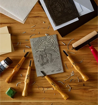 Make It Yourself Linocut Printmaking Kit