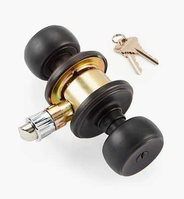 Brinks Push-Pull-Rotate Ganyon Doorknobs
