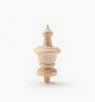 Large Hardwood Decorative Finial