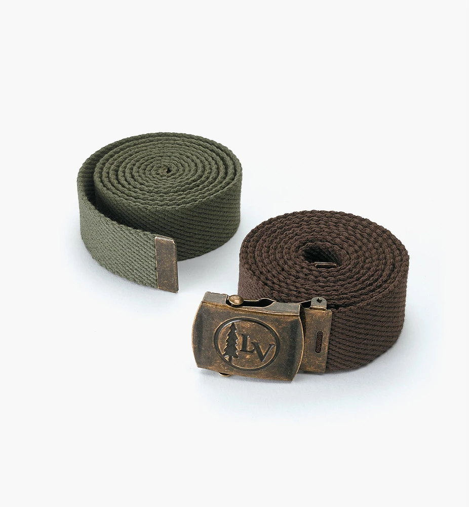 Lee Valley Woven Belt Set
