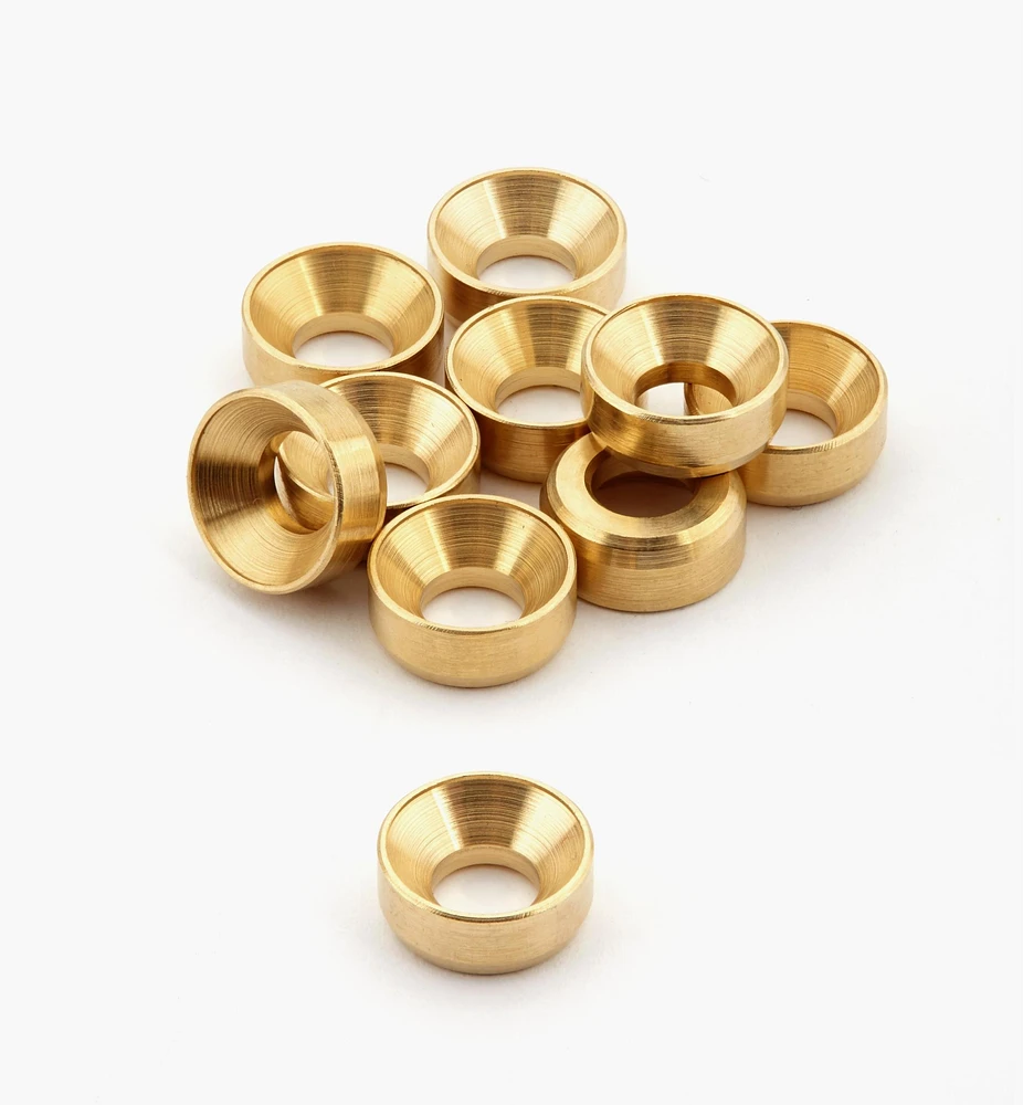 Lee Valley Brass Countersunk Washers
