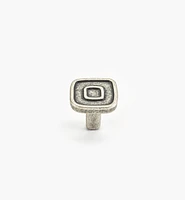 Bouton à motif rectiligne