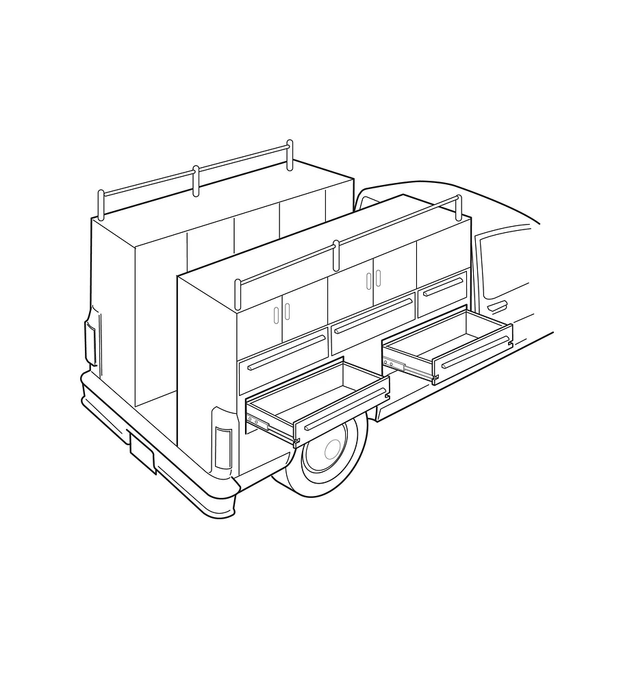 Double-Locking Extra-Heavy-Duty Slides