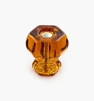 Hexagonal Glass Knob