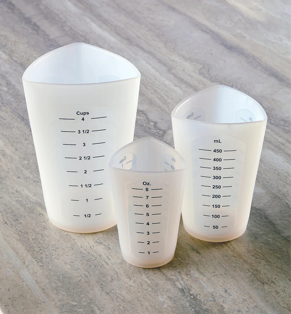 Flexible Silicone Measuring Cups