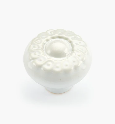 Bouton Harmony à motif floral