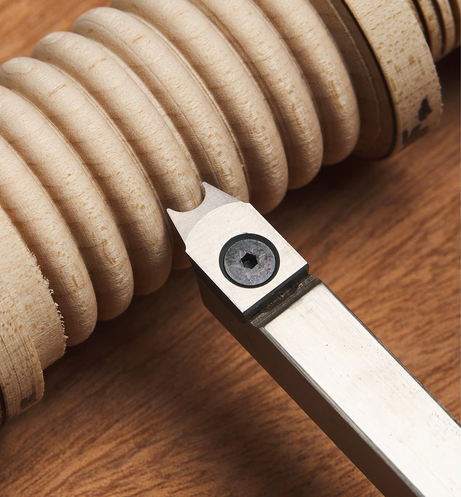 Plaquettes à angle d'attaque négatif pour bourrelet Easy Wood Tools