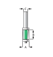 Double-Bearing Flush Trimming/Template Bits