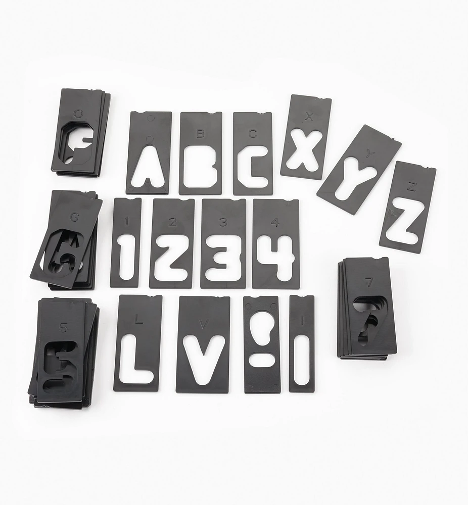 Extra Letter Sets for Router Template Set