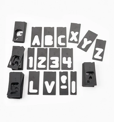 Extra Letter Sets for Router Template Set