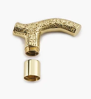 Pommeau de canne en laiton, style Regency