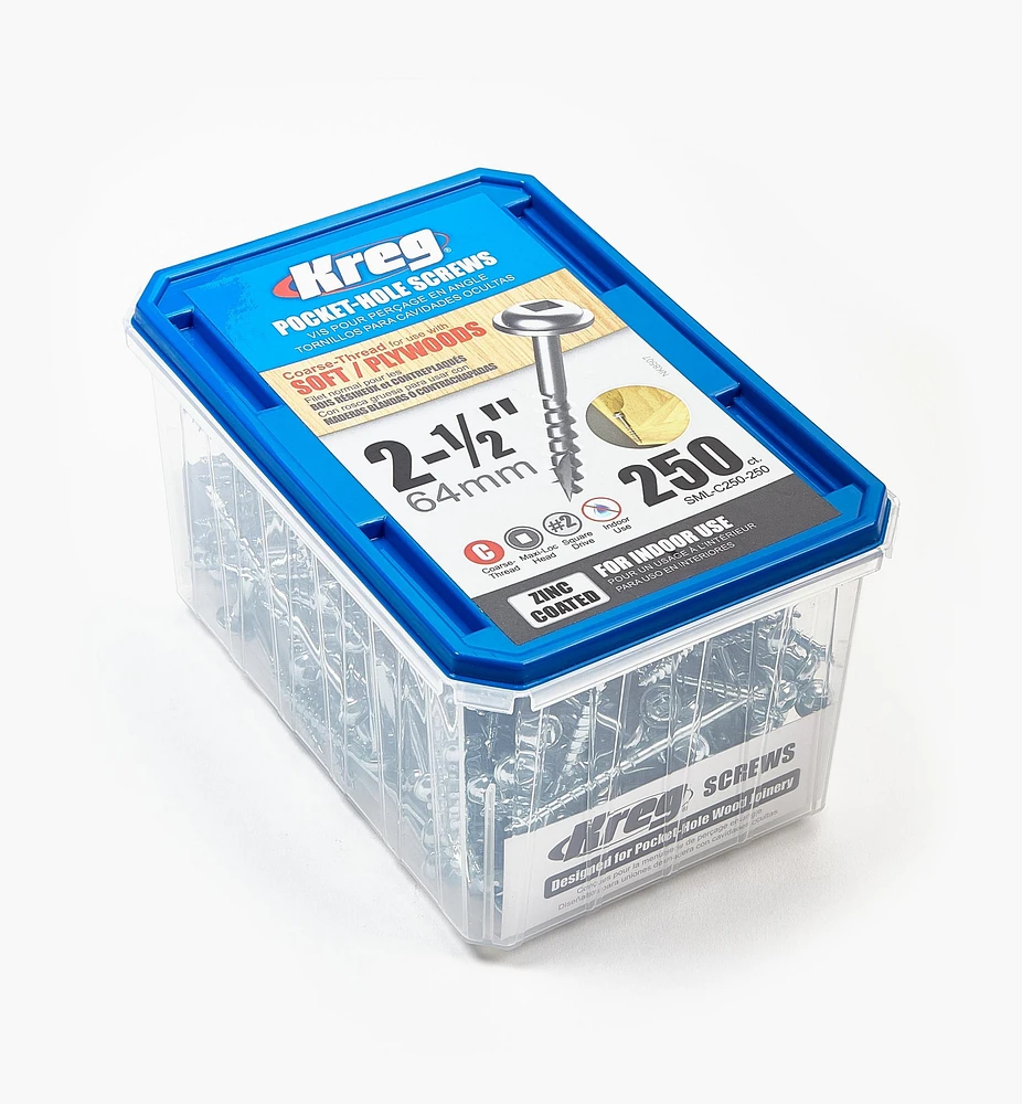 Kreg Washer-Style Head Pocket-Hole Screws