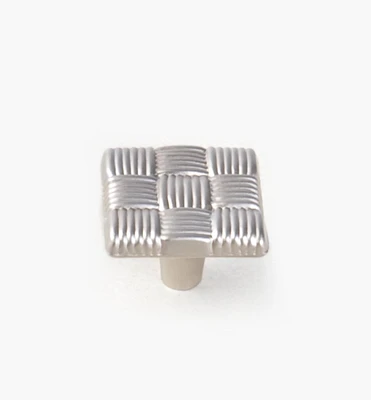 Tapestry Square-Weave Cabinet Knob