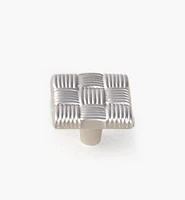 Tapestry Square-Weave Cabinet Knob