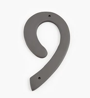 Script Cast Brass House Numbers