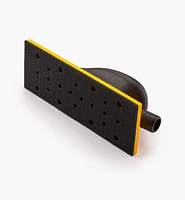 Mirka Yellow Grip Faced 22-Hole Hand-Sanding Vacuum Block (70mm × 198mm)