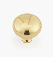Boutons classiques en laiton sur rosace