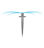 In-Line Shrubbler Spikes for Low-Flow Irrigation Systems