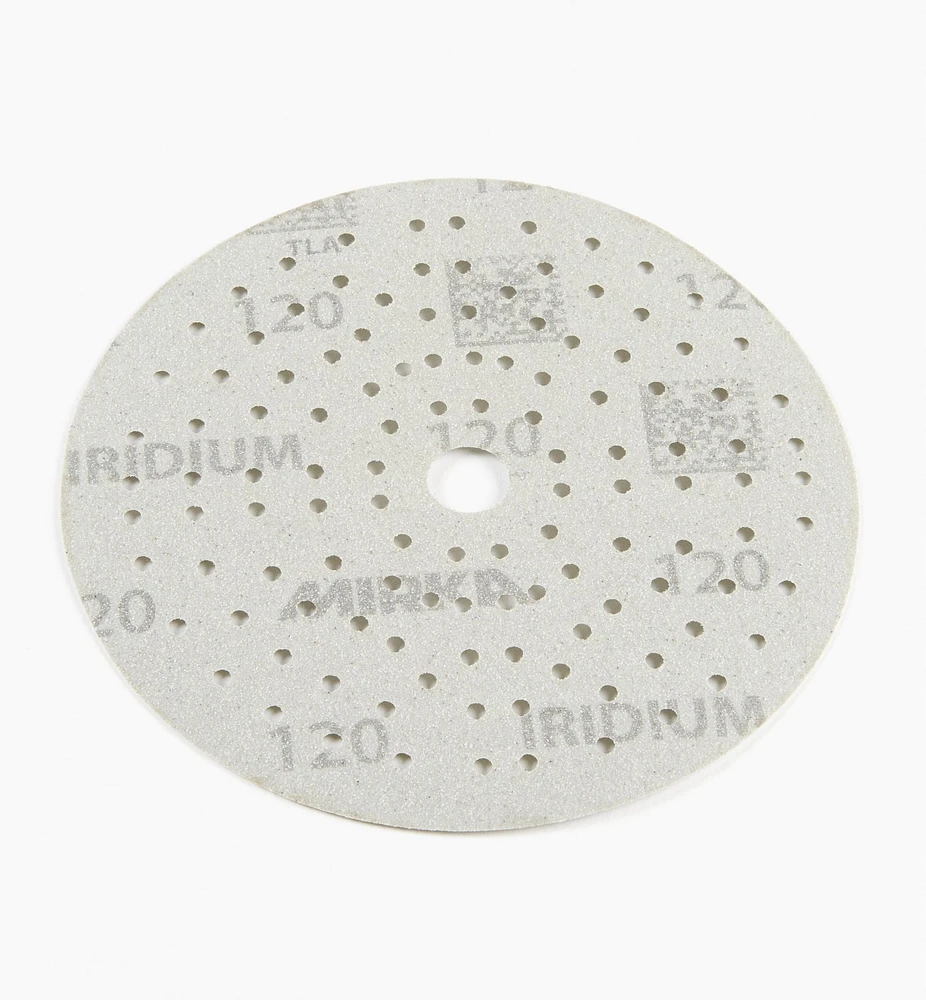 Mirka 6" 121-Hole Iridium Grip Discs