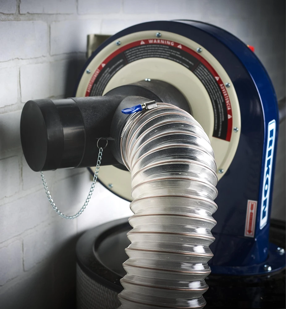 Rikon 1 hp Wall-Mount Dust Collector (Model 60-101)