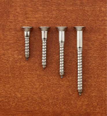 316 Stainless-Steel #10 Flat-Head Screws