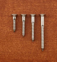 316 Stainless-Steel #10 Flat-Head Screws