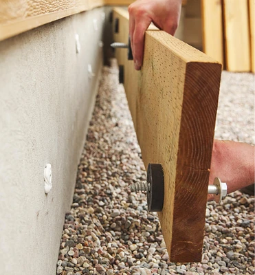 Deck-to-Wall Spacers