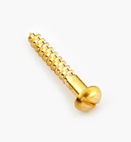 Round-Head Brass Screws