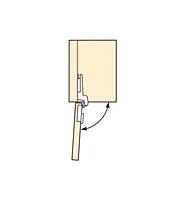 Blum Self-Closing Half-Overlay Clip-Top Mini Hinges