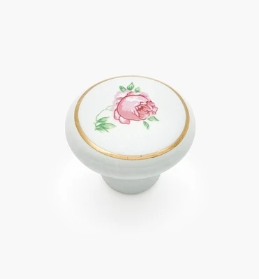 Bouton à motif de rose