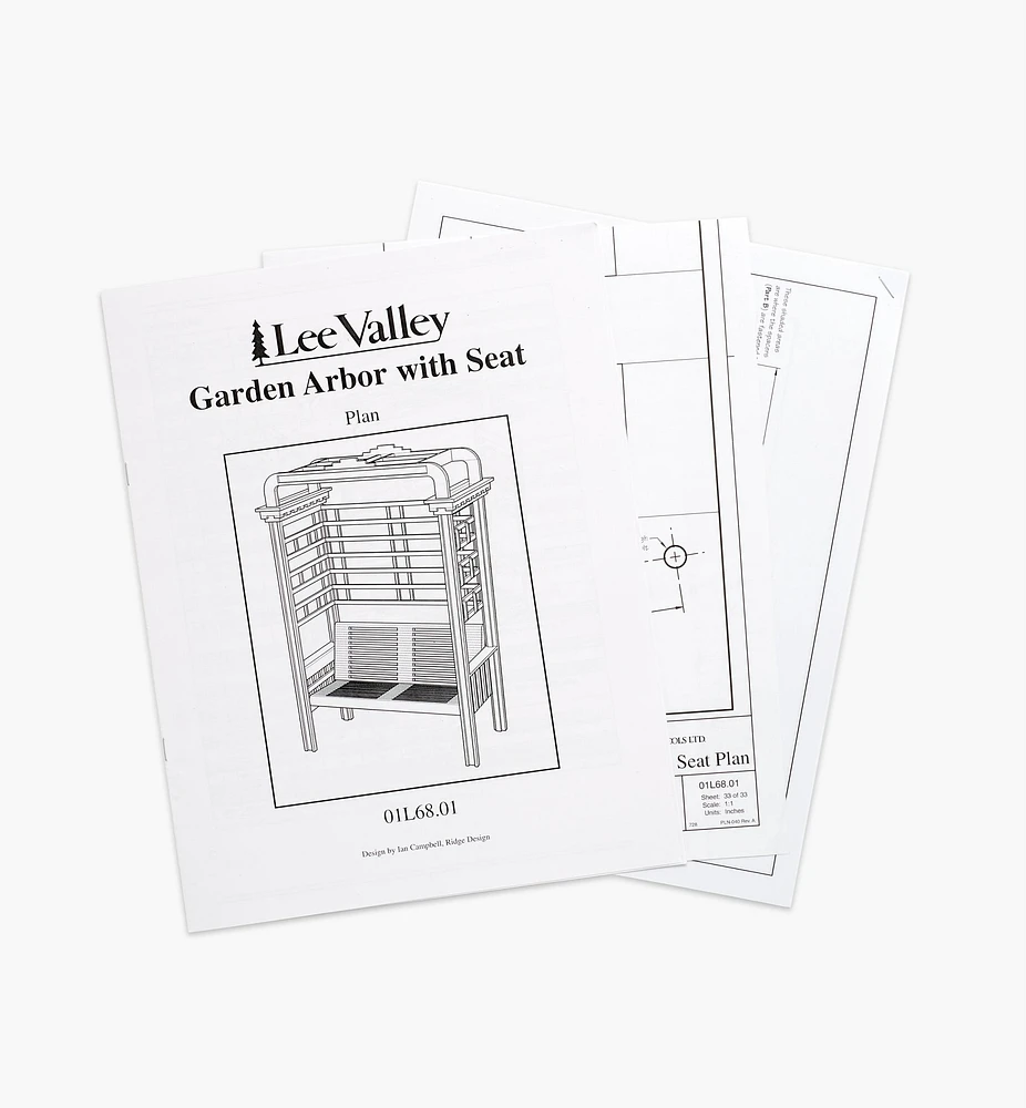 Arbor with Seat Plan