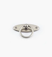 Oval Plate Ring Pull with Escutcheon
