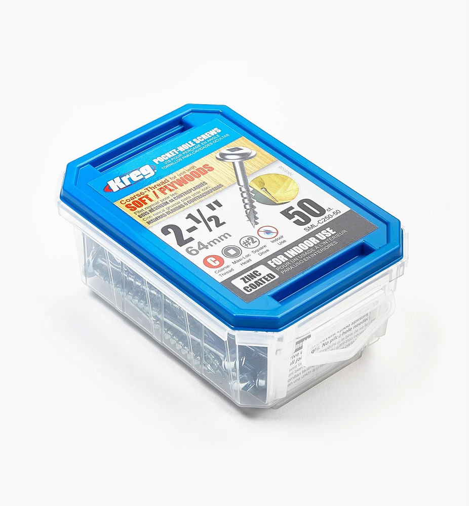 Kreg Washer-Style Head Pocket-Hole Screws