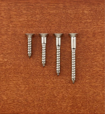 316 Stainless-Steel #8 Flat-Head Screws