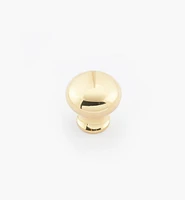 Round Brass Plain Knobs
