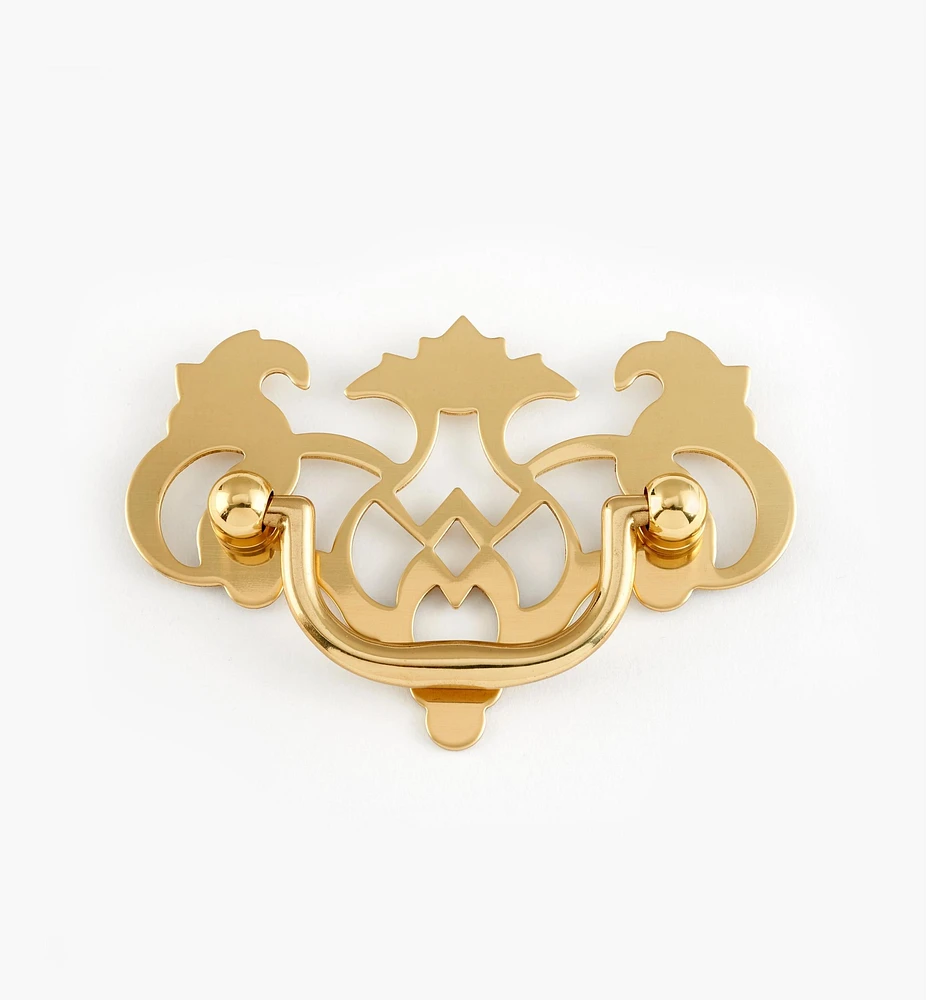 Pierced Brass Cabinet Handles