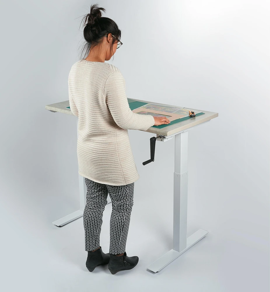 Piètement de table réglable en hauteur