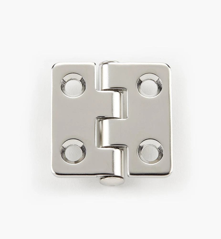Recessed/Flushed Rectangular Stainless-Steel Hinges