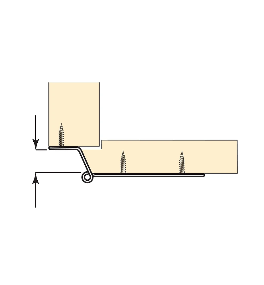 Brass Offset Hinges