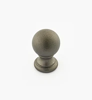 Bouton-boule en laiton tourné