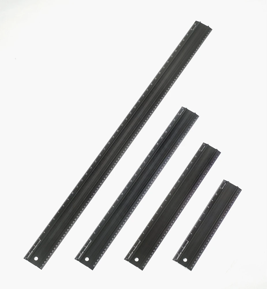 Set of 4 Veritas Imperial/Metric Shop Rules