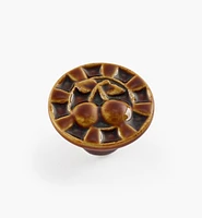 Boutons en céramique à motif de cerise