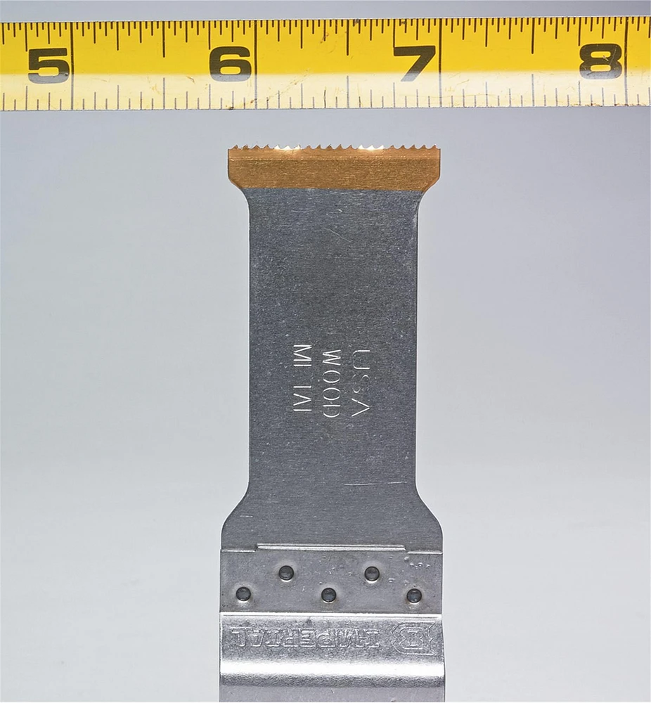 Oscillating Multi-Tool Titanium Nitride Coated Bimetal Cutters by Imperial Blades