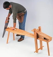 Traditional English Shaving Horse Plan