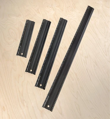 Set of 4 Veritas Imperial/Metric Shop Rules
