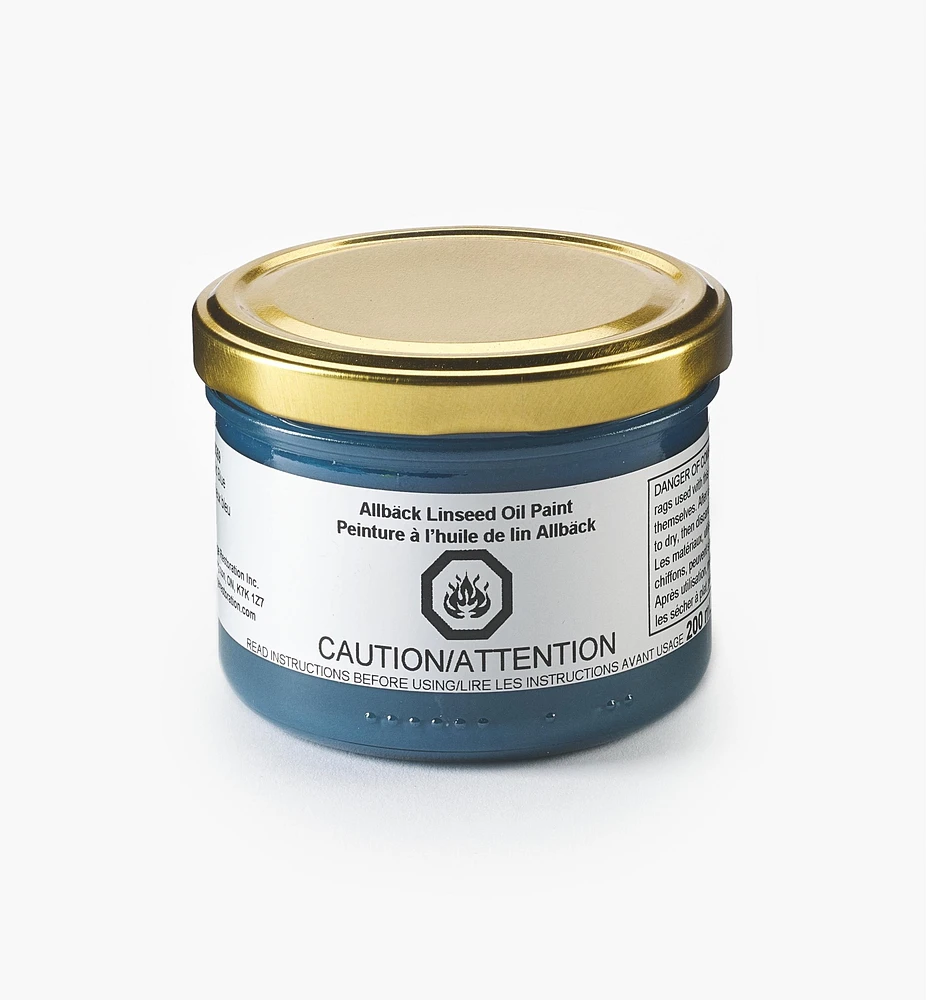 Allbäck Old Blue Linseed Oil Paint